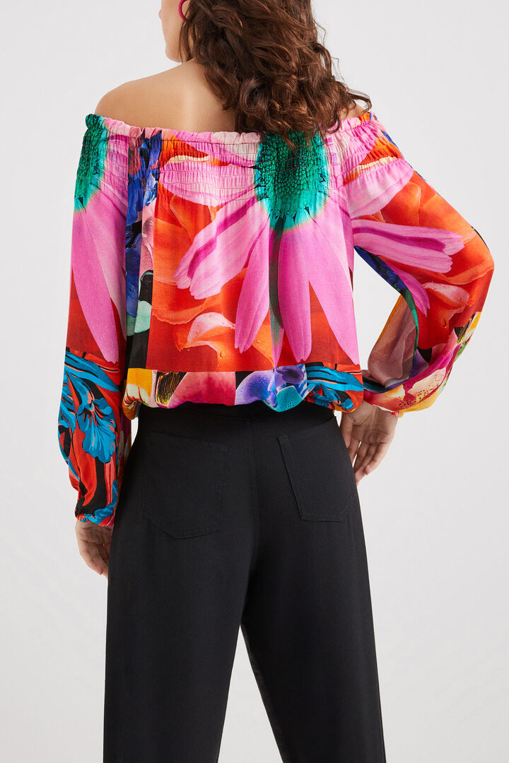 M. Christian Lacroix floral blouse | Desigual