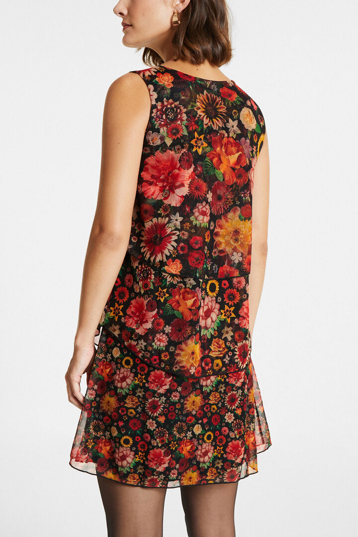Floral flounces dress | Desigual
