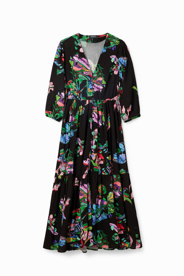 Vestido comprido camiseiro M. Christian Lacroix