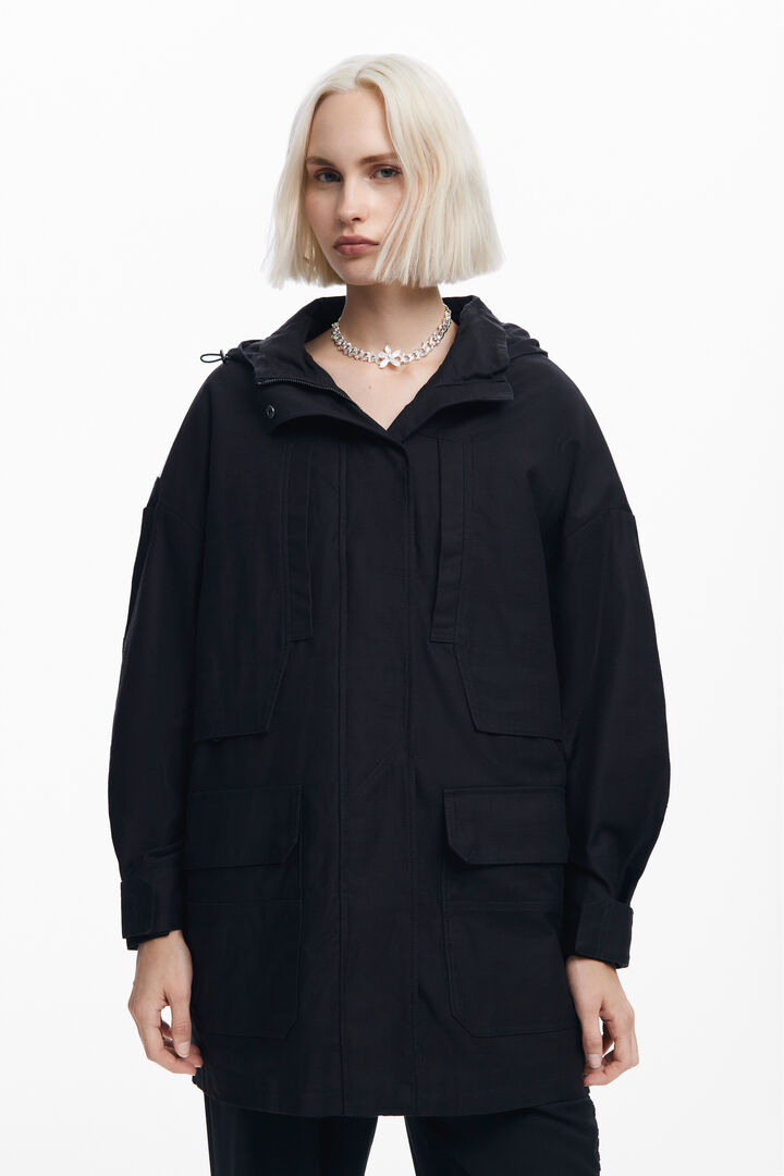 Multi-pocket lined parka | Desigual