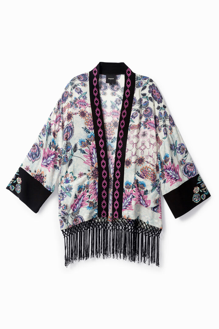 Kimono imprimé fleuri | Desigual