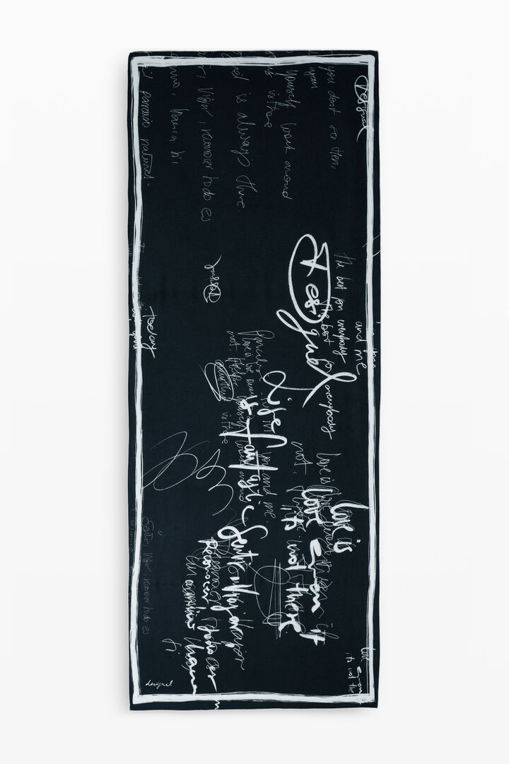 Foulard met letters