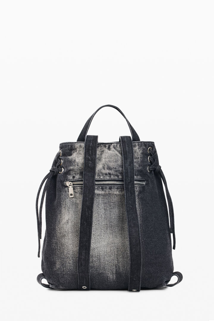 Medium denim backpack