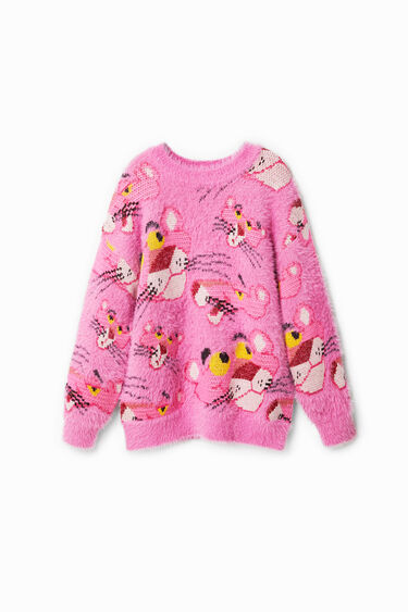 Sweter oversize Różowa Pantera | Desigual