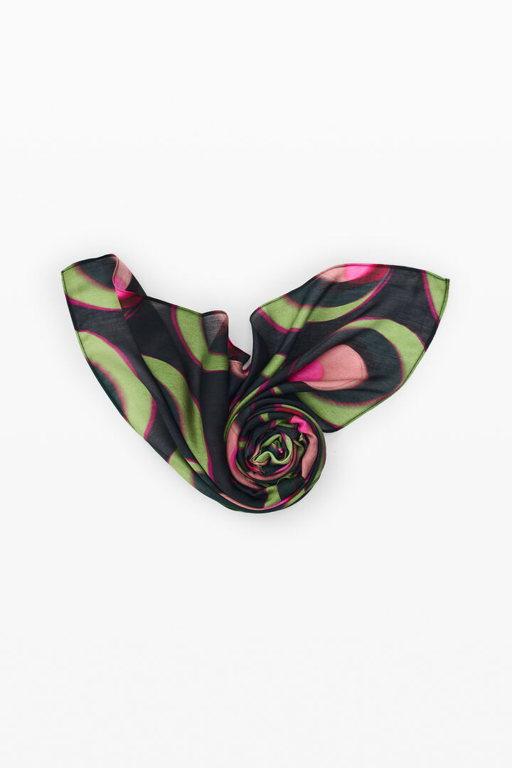 foulard stampato quadrato