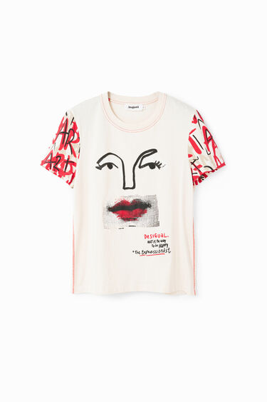 Arty face T-shirt | Desigual