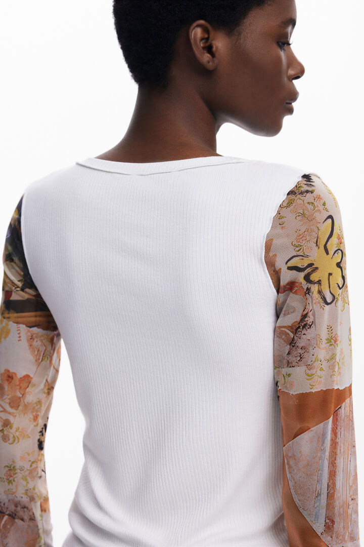 Camiseta mangas gasa | Desigual