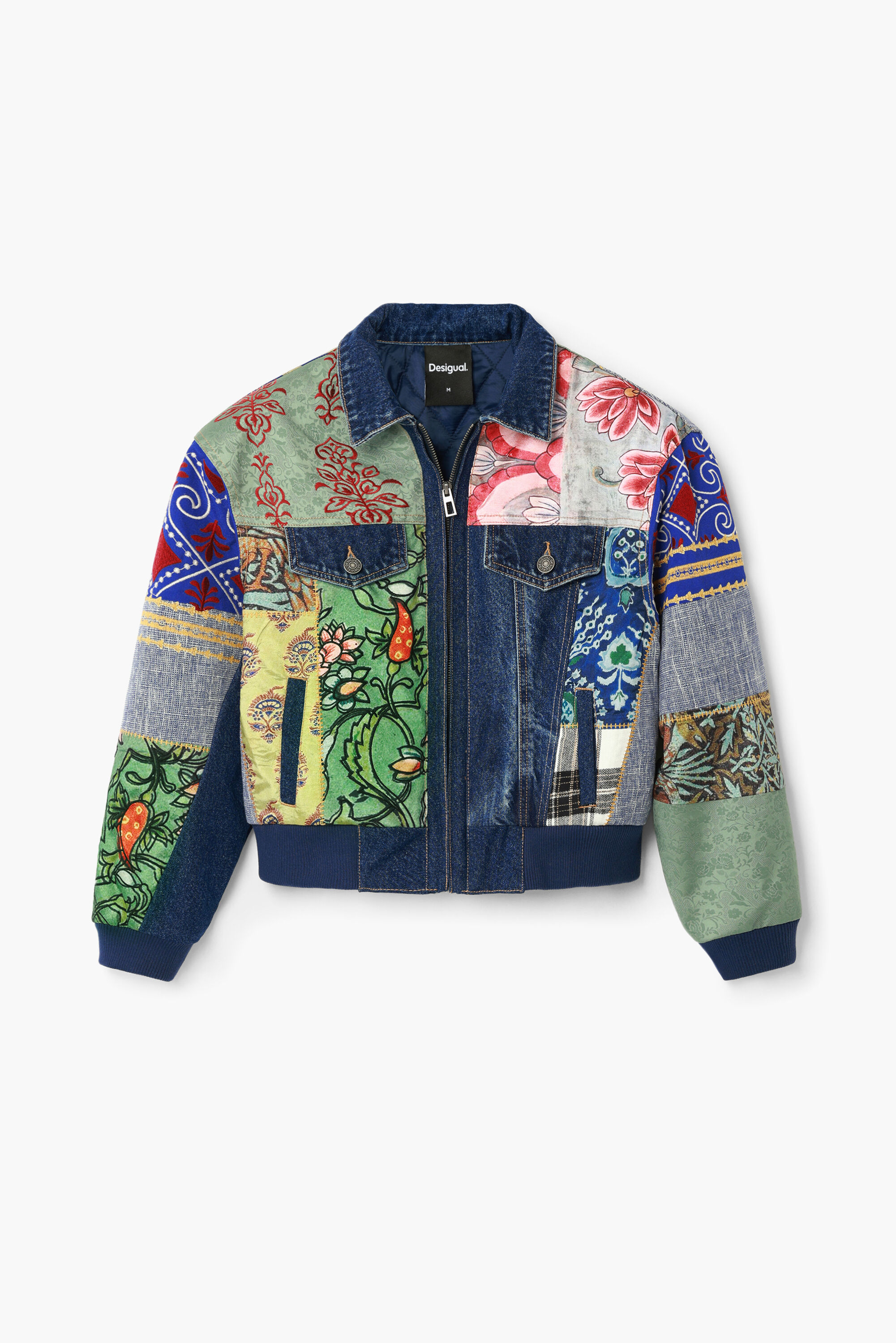 Patchwork denim jacket women's I Desigual.com