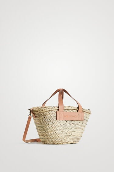 Medium basket with contrasting straps | Desigual