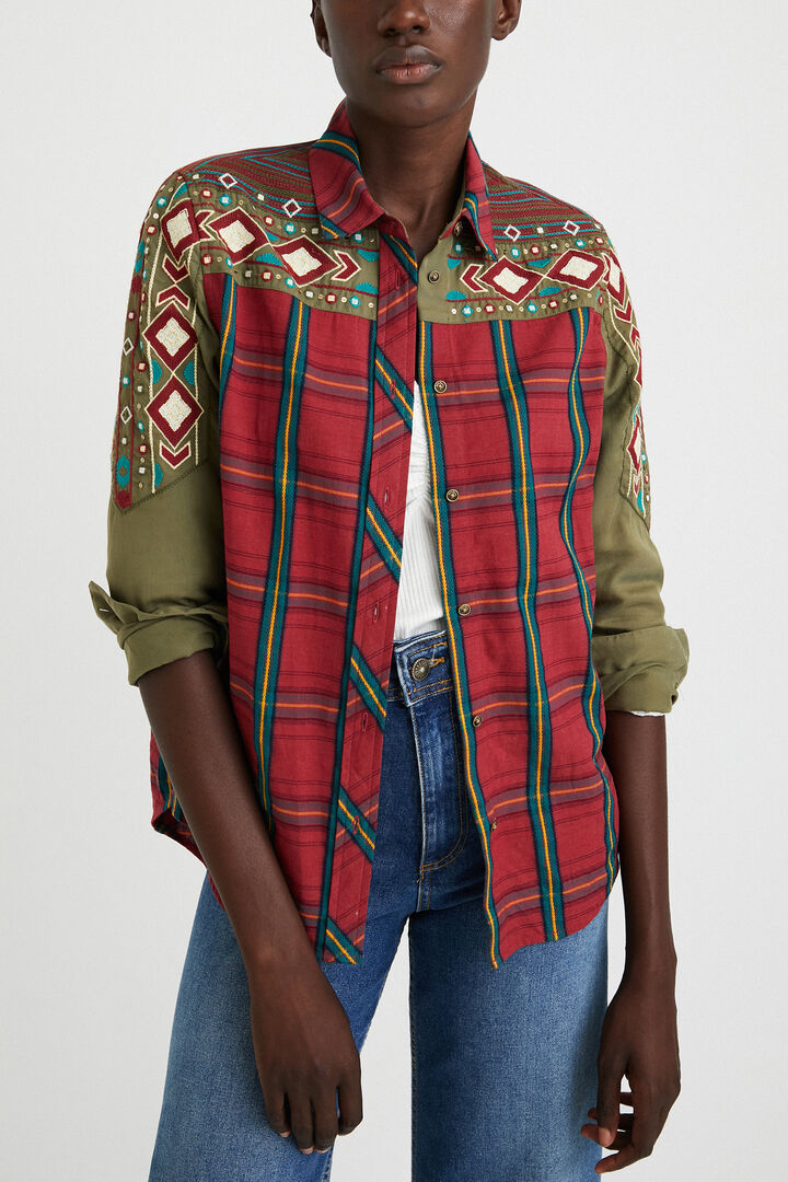 Boho tartan shirt | Desigual