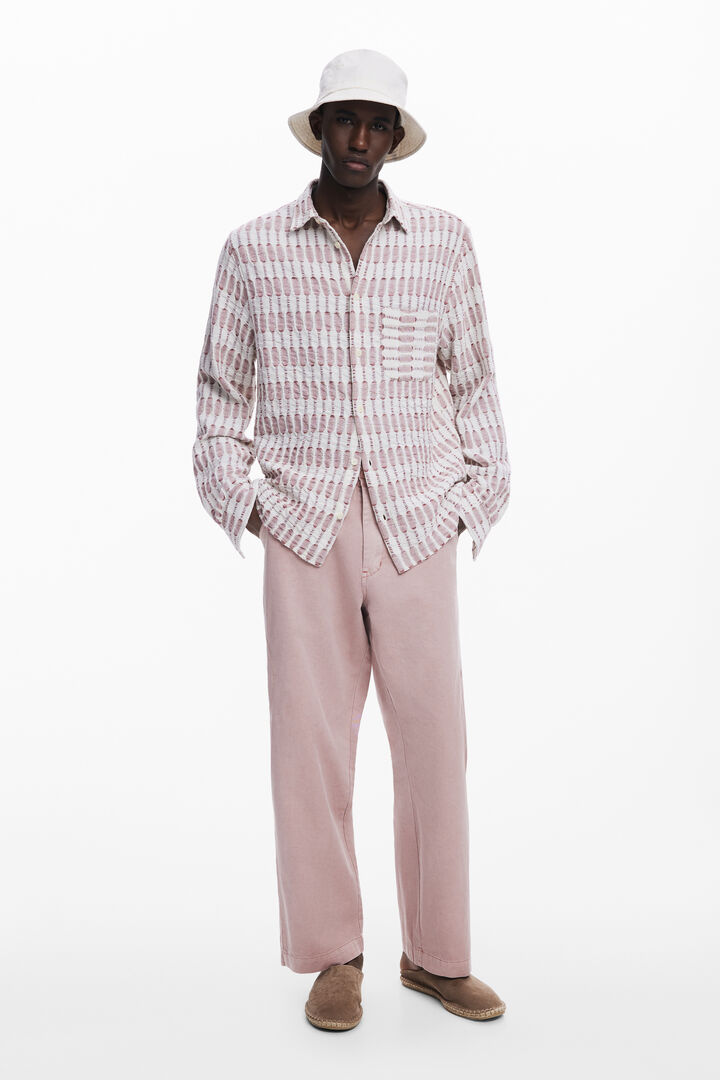 Camisa manga larga calado | Desigual