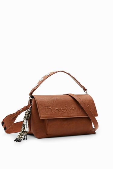 Midsize half-logo crossbody bag | Desigual