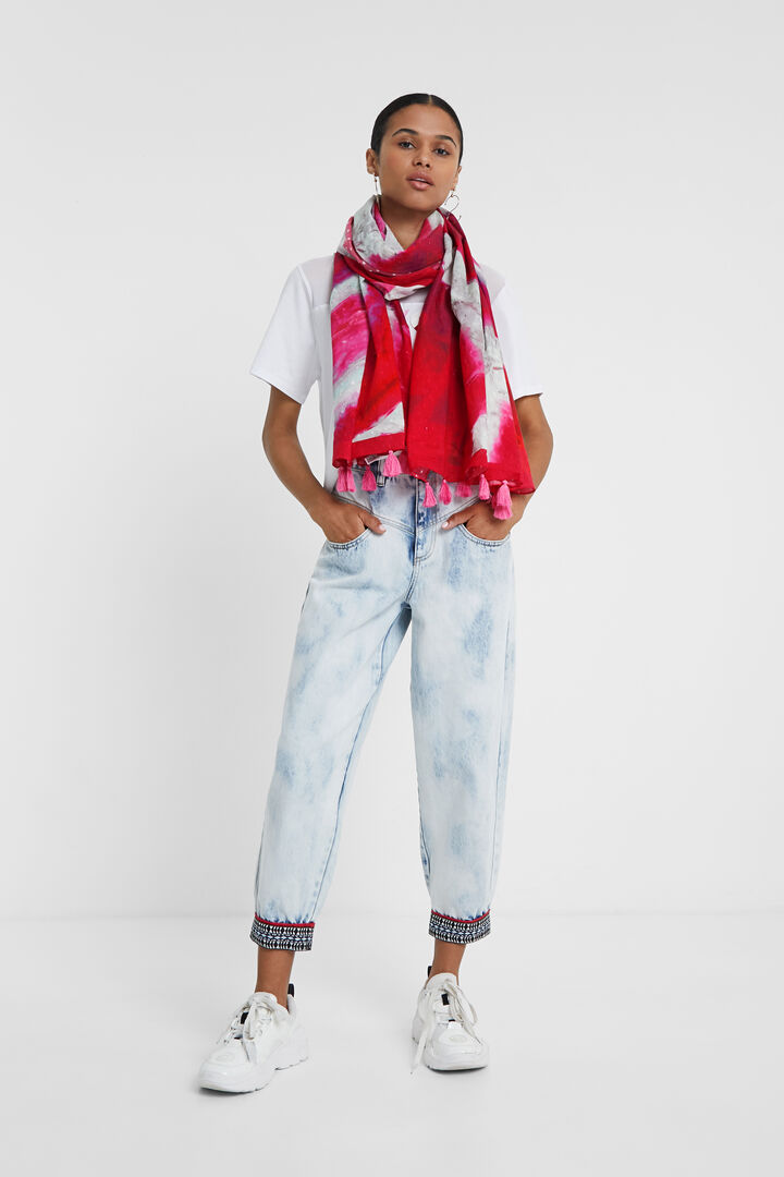 Artistic print foulard | Desigual
