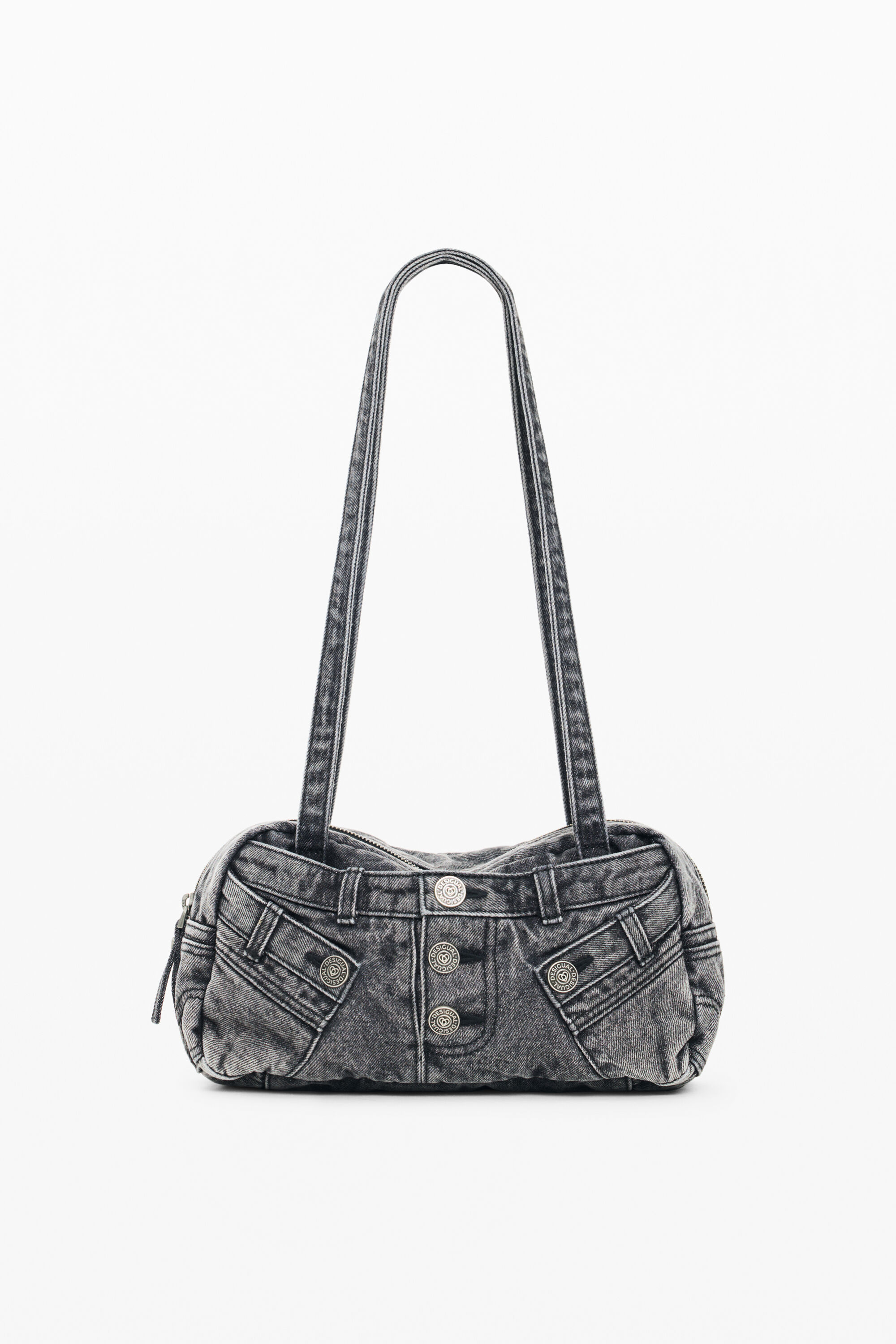 bolso vaquero grande, Negro, U