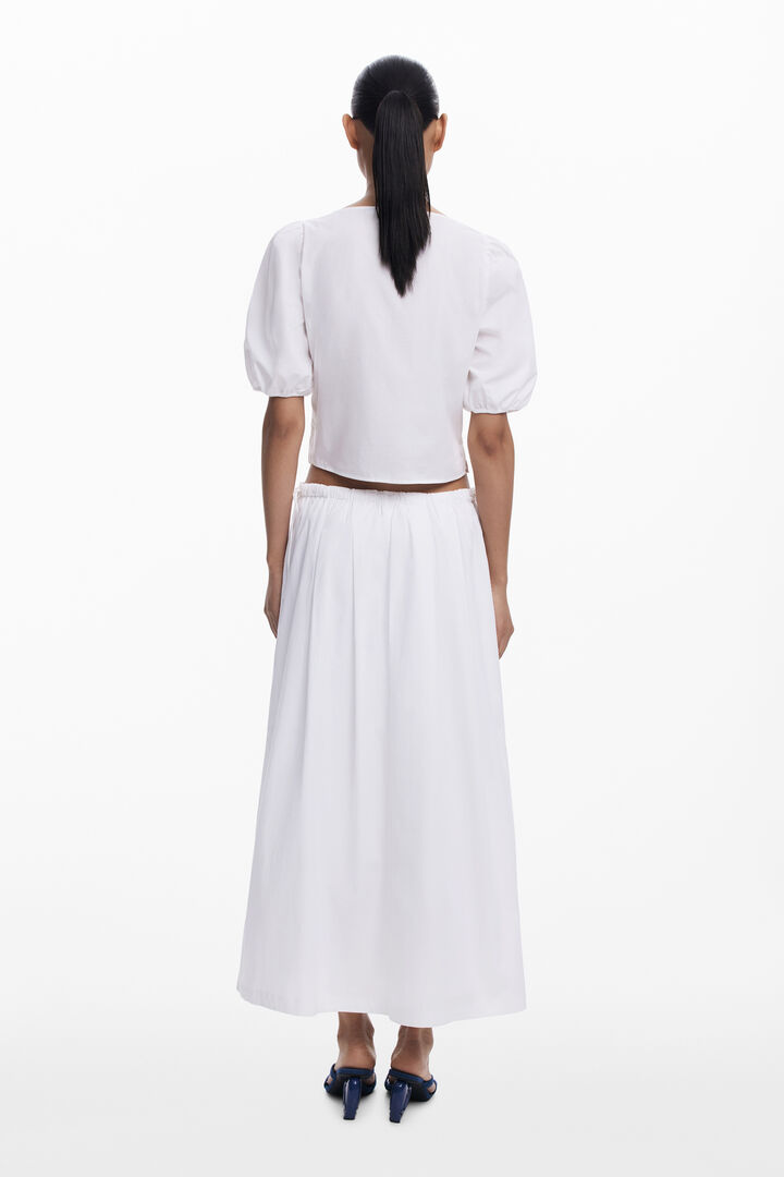 Embroidered midi skirt | Desigual