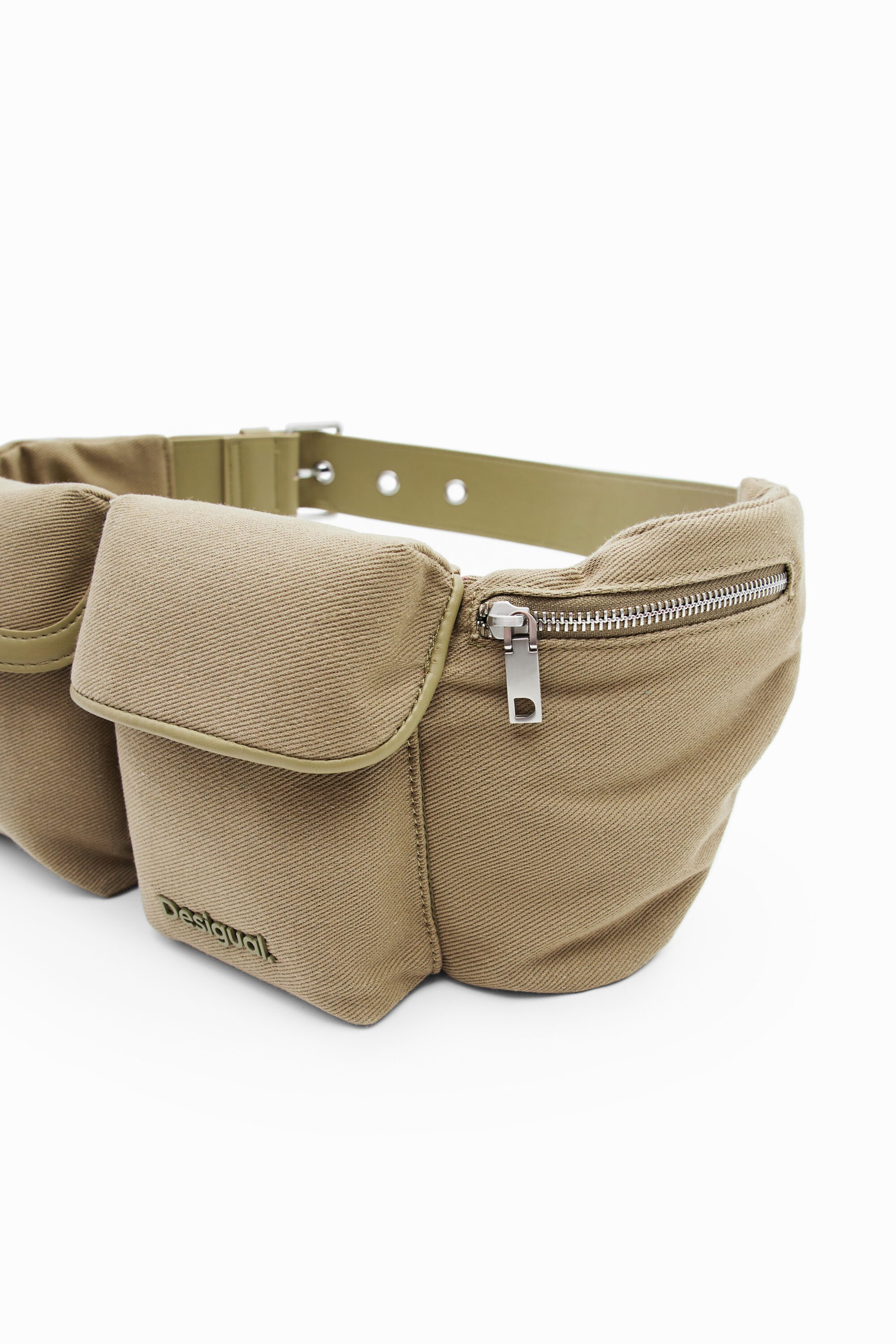 Rinonera M canvas bolsillos de mujer I Desigual