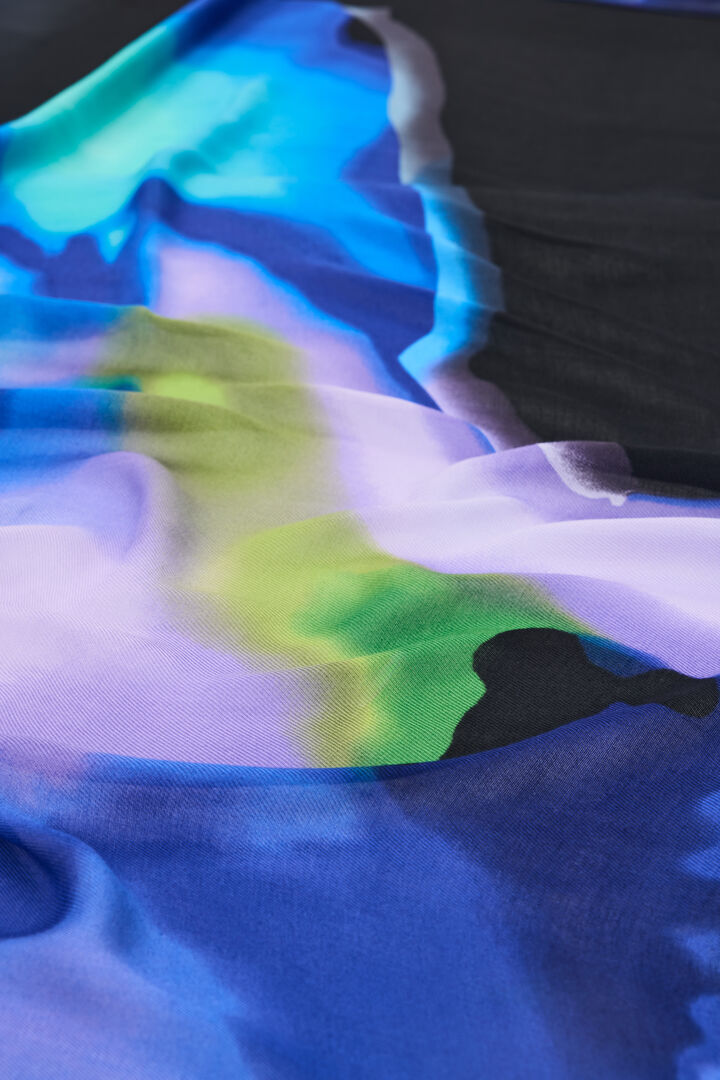 foulard rettangolare d&eacute;grad&eacute;