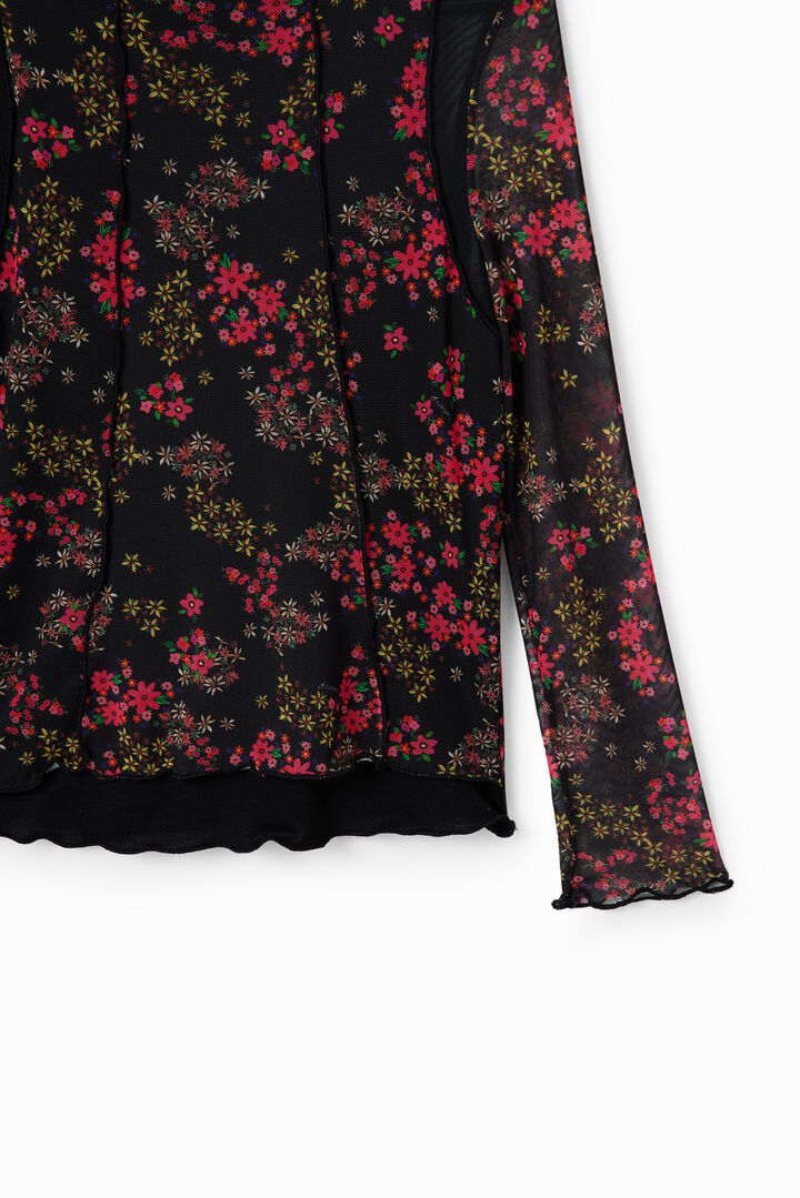 Camiseta tul flores | Desigual