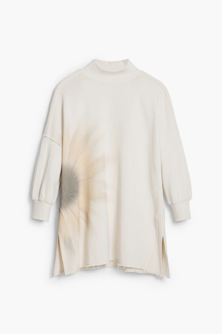Długa, luźna bluza z margerytką | Desigual