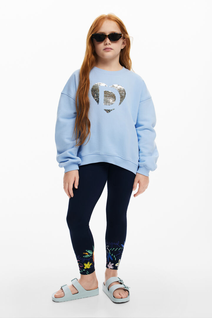 Bluza z lustrzanym logo | Desigual