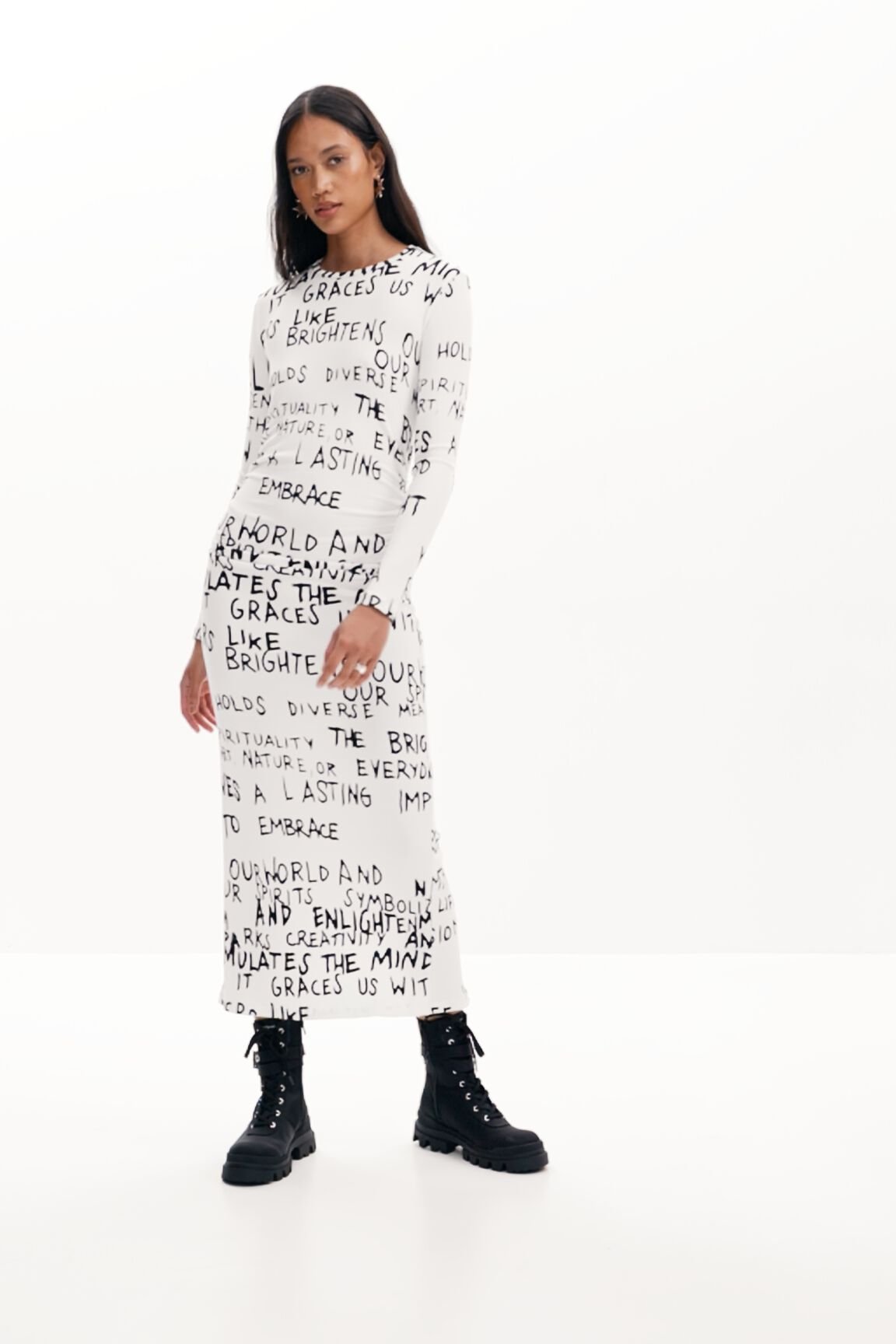 Desigual white dress hot sale