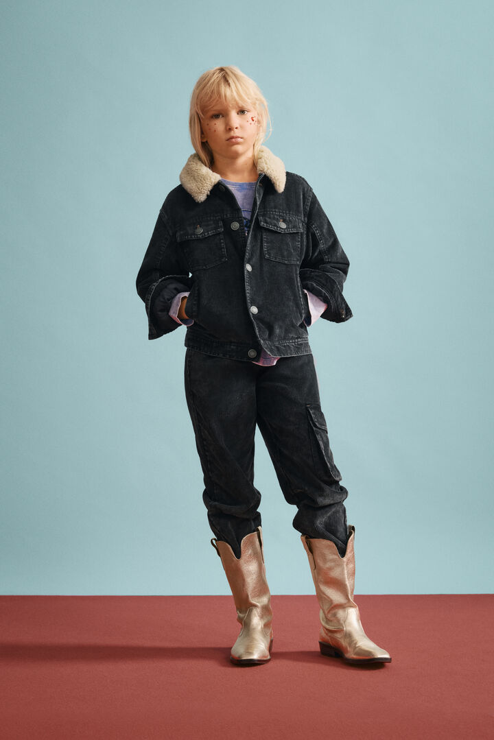 Jacket with sherpa collar | Desigual