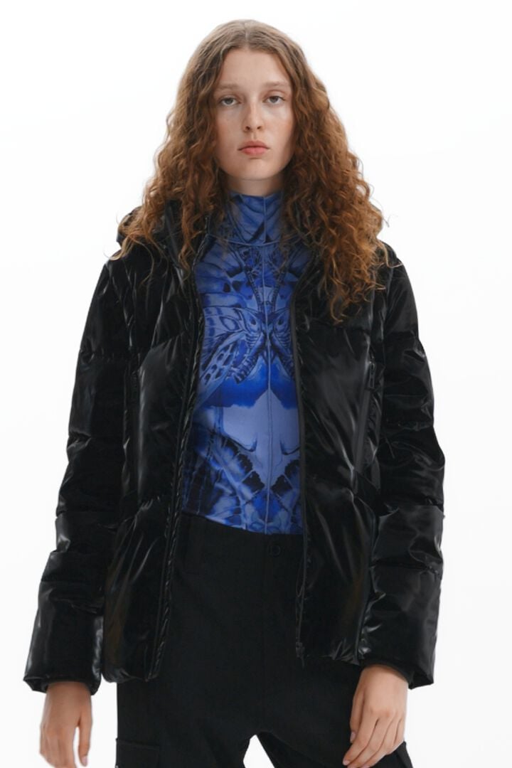 Padded coat with hood | Desigual