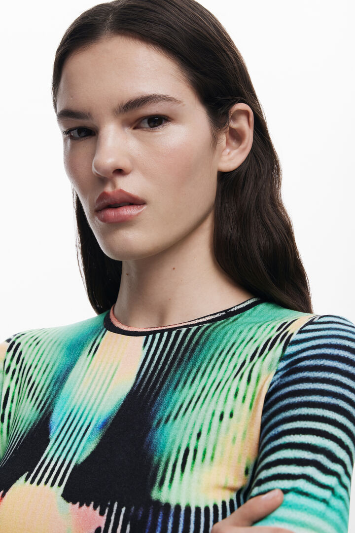 Long-sleeve striped T-shirt | Desigual