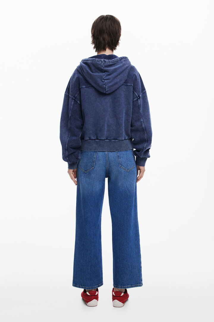 Denim print sweatshirt | Desigual