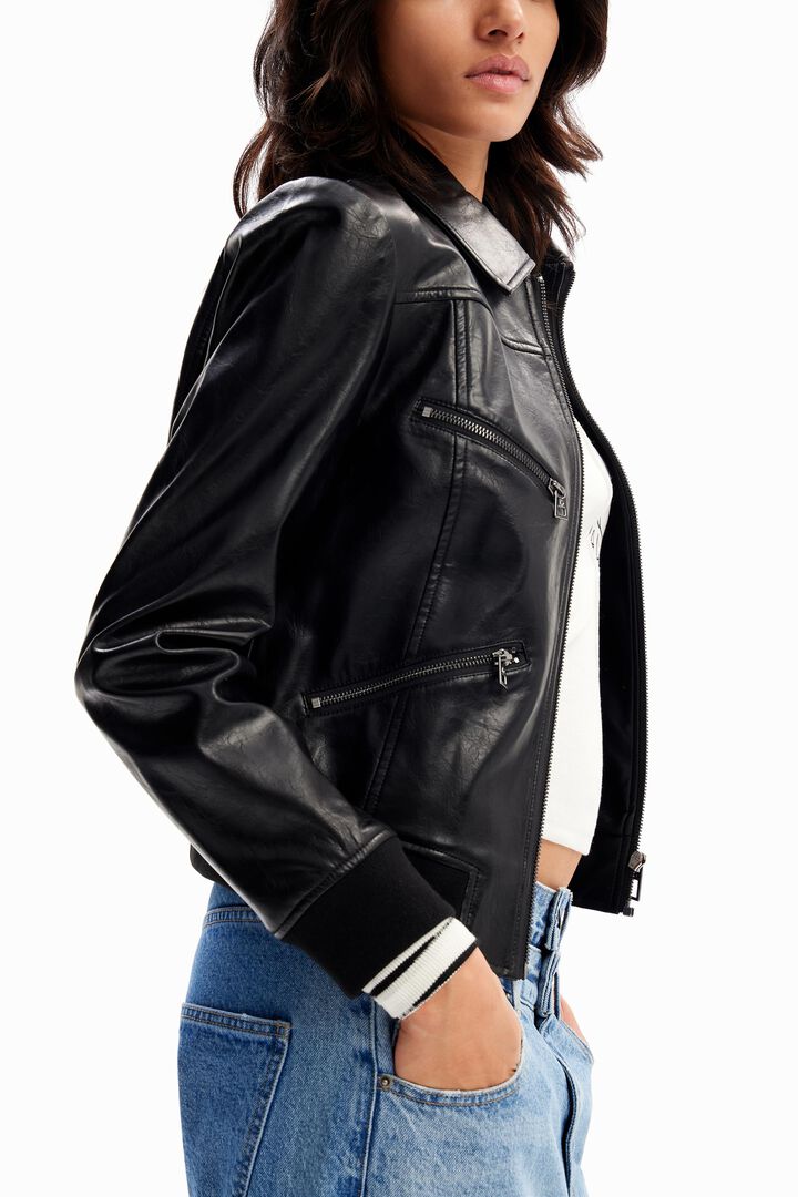 Retro biker jacket | Desigual