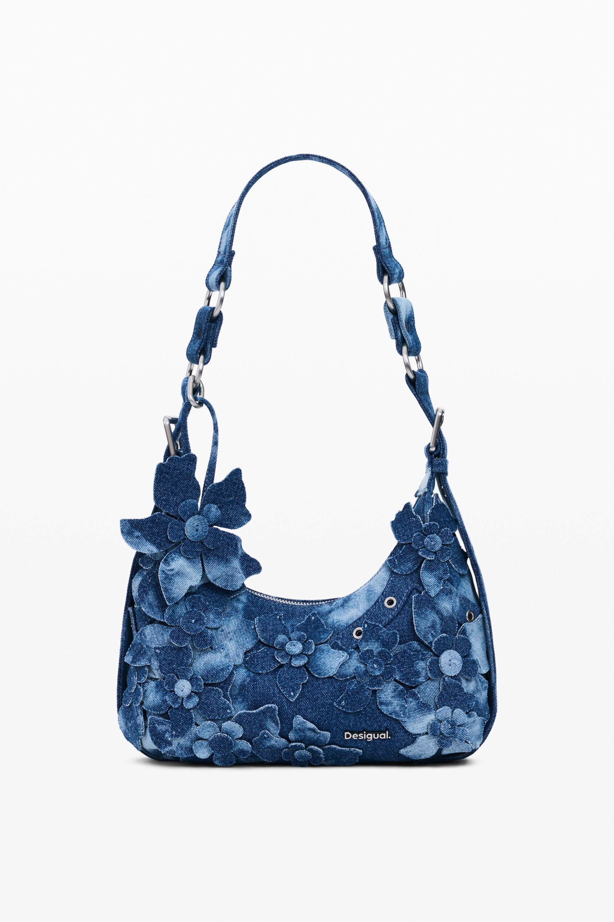Medium denim bag blue women