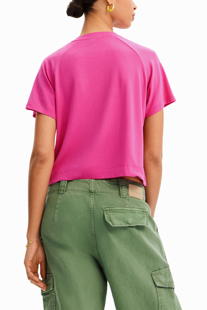 Samarreta curta sport reixeta | Desigual
