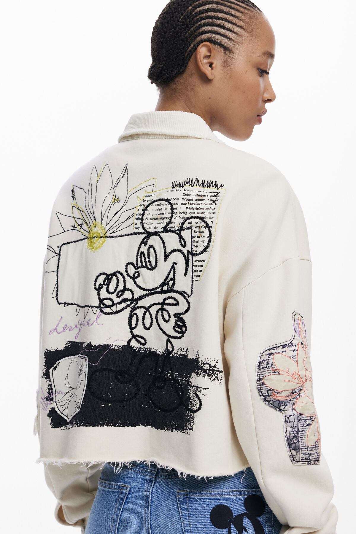 ミッキー™風スウェットジャケット 女性用 I Desigual.com