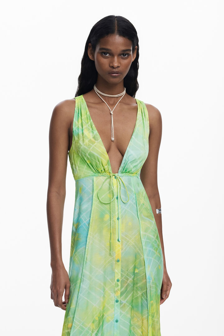Long dress with buttons | Desigual