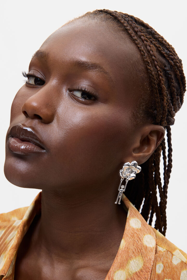 Asymmetrical Robot Zalio Earrings