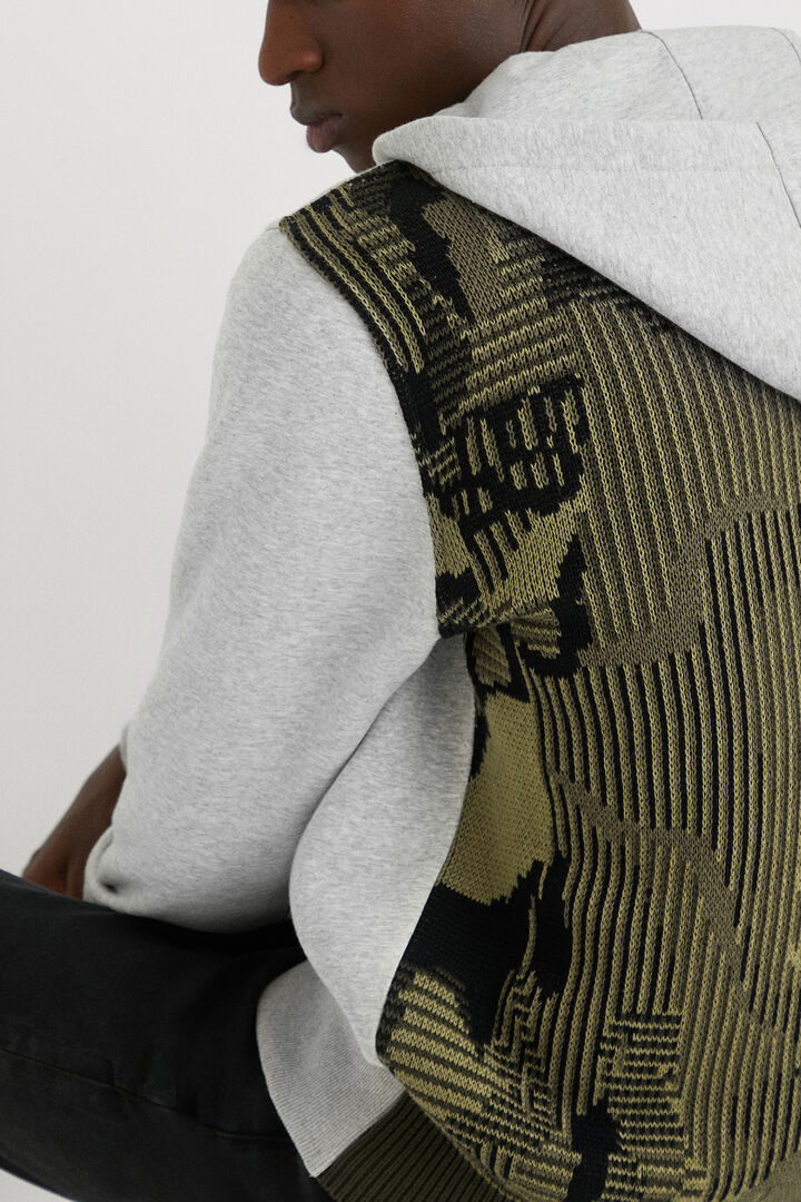 Grey camo skull hoodie | Desigual