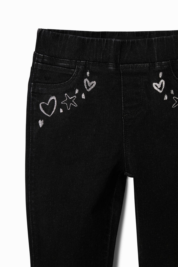 Slim jeggings with designs | Desigual