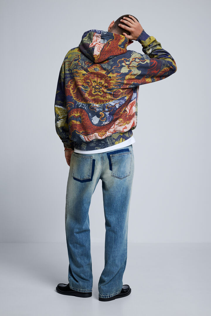 Printed Hooded Sweatshirt