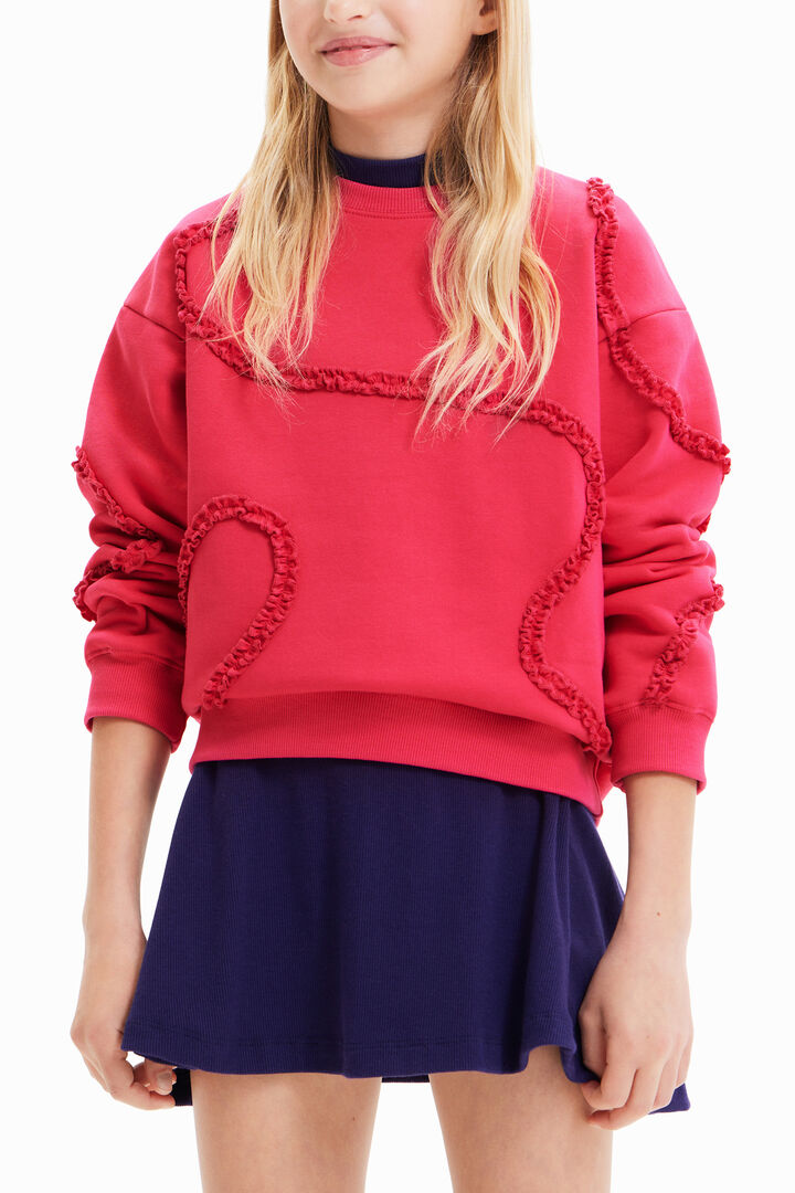 Felpa nastro plissettato | Desigual