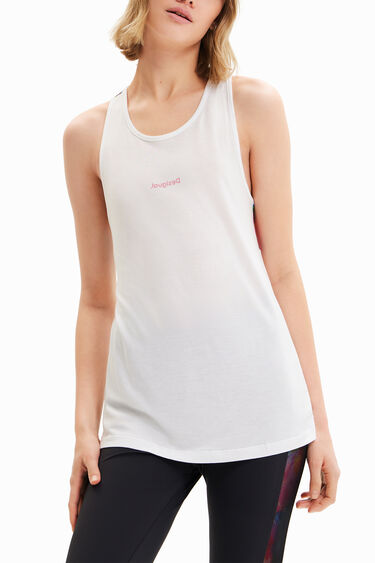 Camiseta tirantes sport flores | Desigual