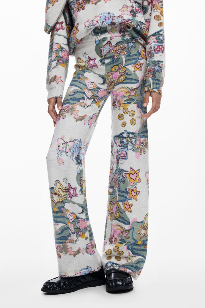 Pantalon élastique à motifs | Desigual