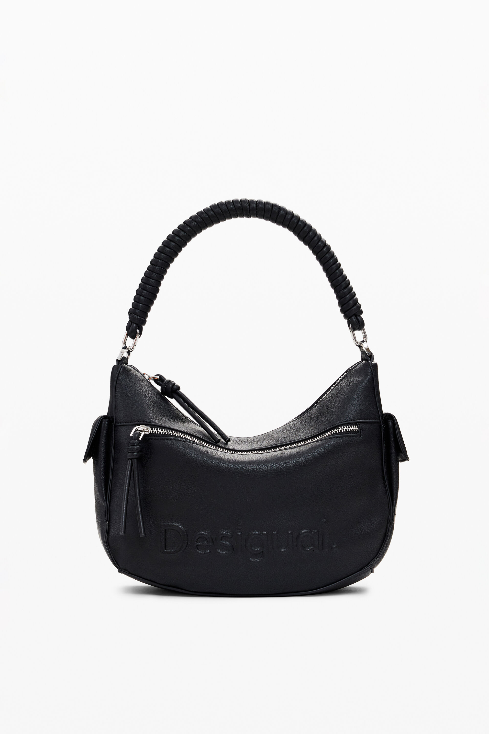 Desigual Logo Bag In Black