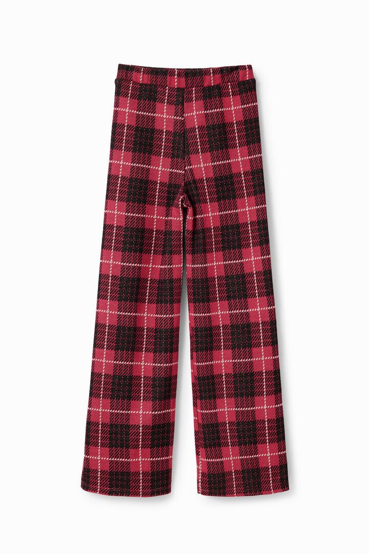 Pantalón flare cuadros | Desigual