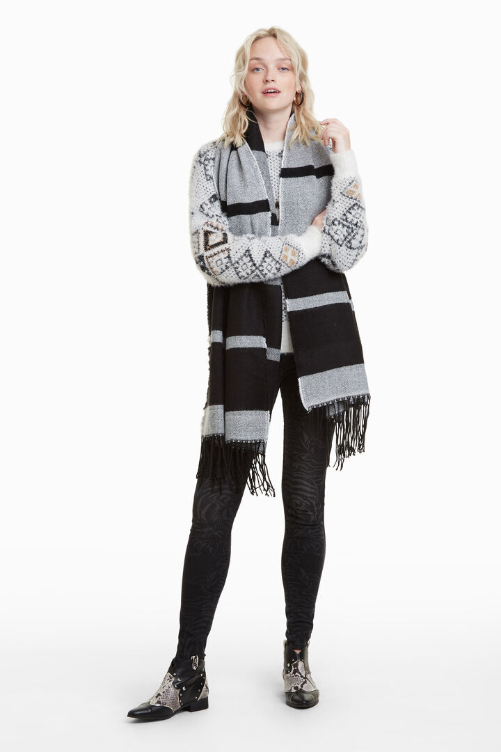 Tiger Flock Scarf | Desigual
