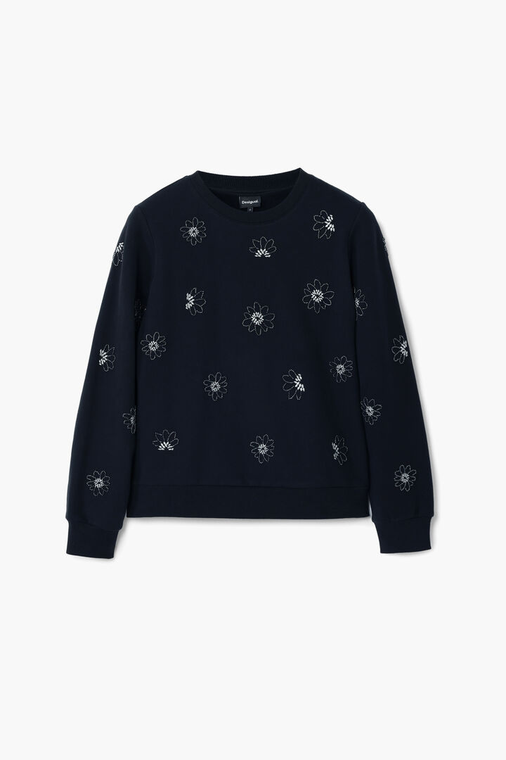 Jewel flower sweatshirt | Desigual