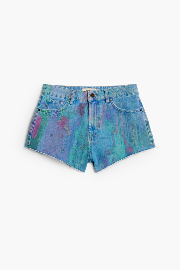 Short de ganga estampado