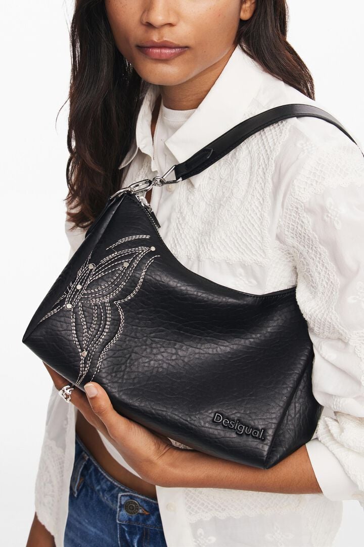 Tas M met vlinderprint | Desigual