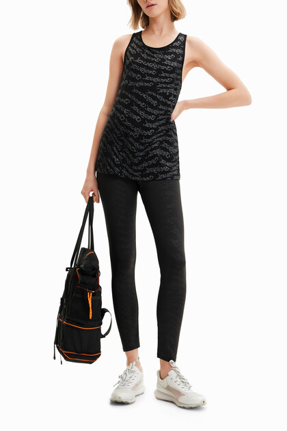 Sport logo vest top