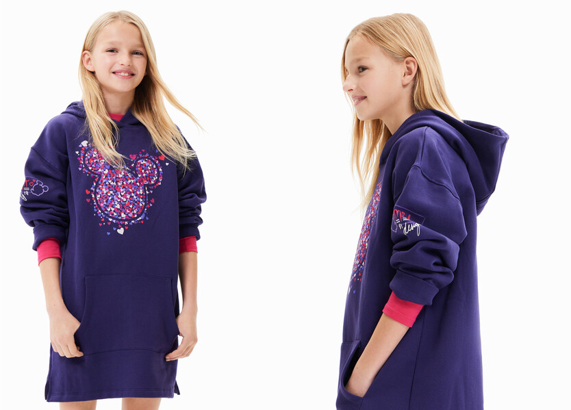 Robe sweat-shirt Mickey Mouse