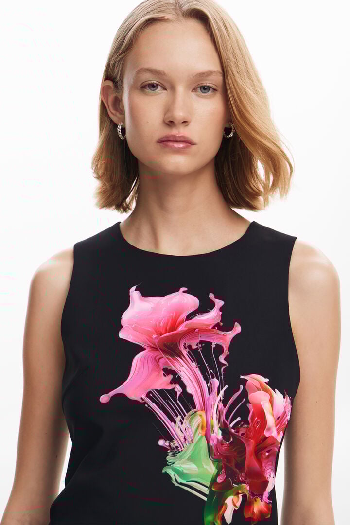 Vestido estampado flor | Desigual